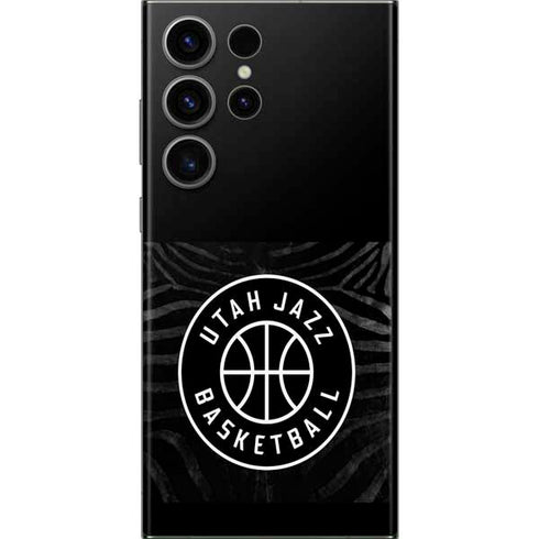 NBA Utah Jazz Black Animal Print Galaxy S23 Ultra Skin