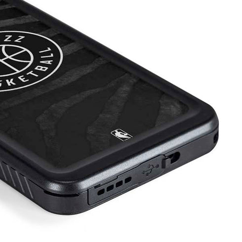 NBA Utah Jazz Black Animal Print Galaxy S23 Waterproof Case