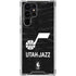 NBA Utah Jazz Black Animal Print Galaxy S24 Ultra Clear Case