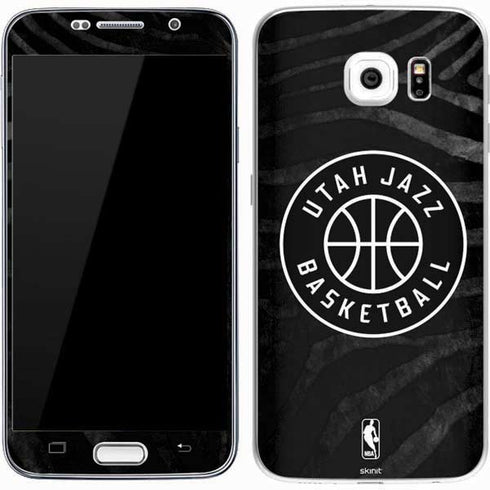 NBA Utah Jazz Black Animal Print Galaxy S7 Skin
