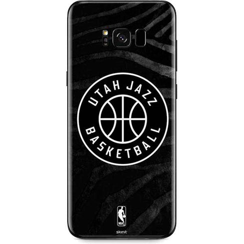 NBA Utah Jazz Black Animal Print Galaxy S8 Plus Skin
