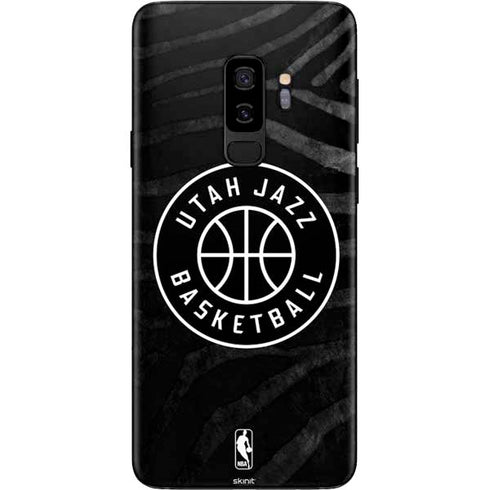 NBA Utah Jazz Black Animal Print Galaxy S9 Plus Skin