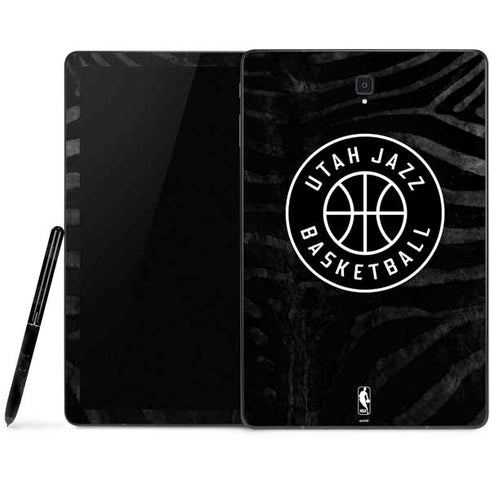 NBA Utah Jazz Black Animal Print Samsung Galaxy Tab Skin