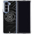 NBA Utah Jazz Black Animal Print Galaxy Z Fold5 5G Clear Case