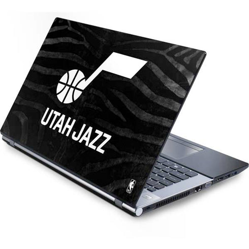 NBA Utah Jazz Black Animal Print Generic Laptop Skin