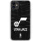 NBA Utah Jazz Black Animal Print iPhone 11 Clear Case
