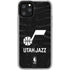 NBA Utah Jazz Black Animal Print iPhone 11 Pro Clear Case
