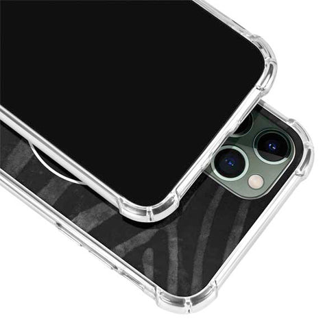 NBA Utah Jazz Black Animal Print iPhone 11 Pro Max Clear Case