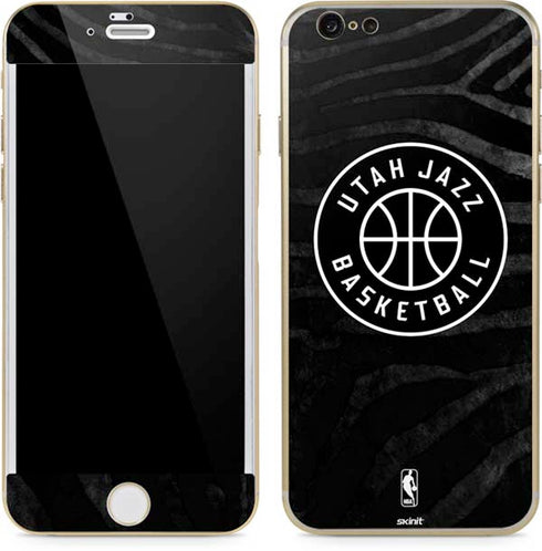 NBA Utah Jazz Black Animal Print iPhone 6/6s Skin