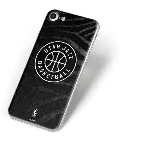 NBA Utah Jazz Black Animal Print iPhone 7 Skin