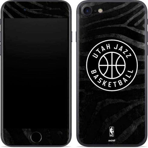 NBA Utah Jazz Black Animal Print iPhone SE (2nd & 3rd Gen) Skin