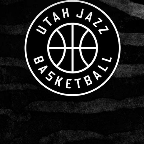 NBA Utah Jazz Black Animal Print iPhone X Pro Case