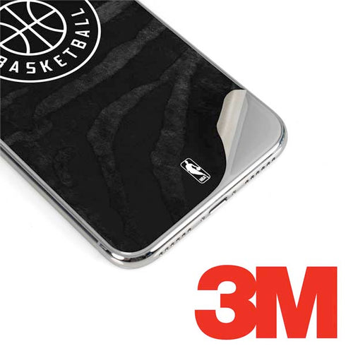 NBA Utah Jazz Black Animal Print iPhone XS Skin
