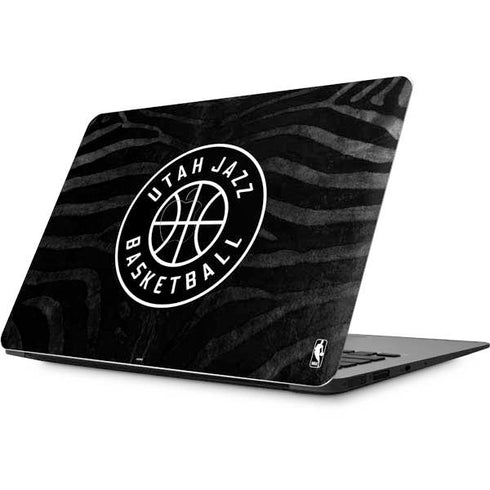 NBA Utah Jazz Black Animal Print Apple MacBook Skin