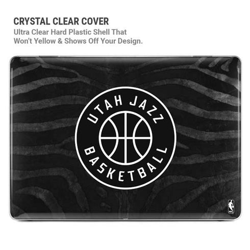 NBA Utah Jazz Black Animal Print MacBook Air 13in M1 (2021) Case plus Skin