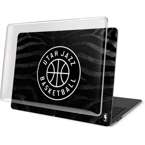 NBA Utah Jazz Black Animal Print MacBook Pro 13in (2020) Case plus Skin