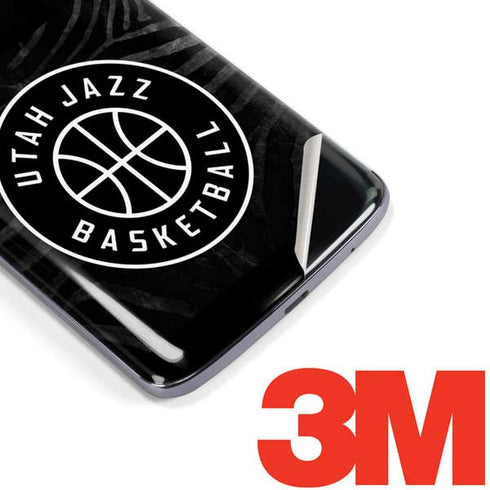 NBA Utah Jazz Black Animal Print Moto E5 Plus Skin