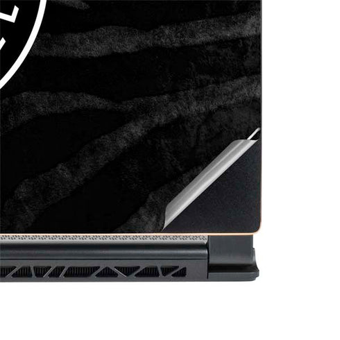NBA Utah Jazz Black Animal Print MSI GS65 Stealth Laptop Skin