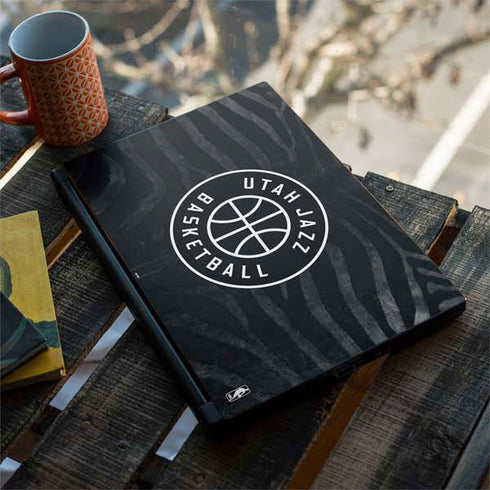 NBA Utah Jazz Black Animal Print MSI GS65 Stealth Laptop Skin