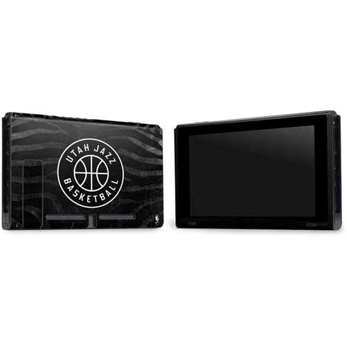 NBA Utah Jazz Black Animal Print Nintendo Switch Bundle Skin