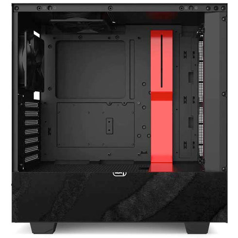 NBA Utah Jazz Black Animal Print NZXT H510 Compact ATX Mid-Tower Case Skin