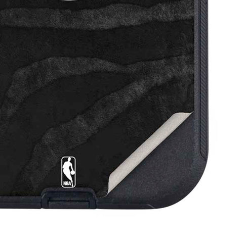 NBA Utah Jazz Black Animal Print Otterbox Defender iPhone Skin
