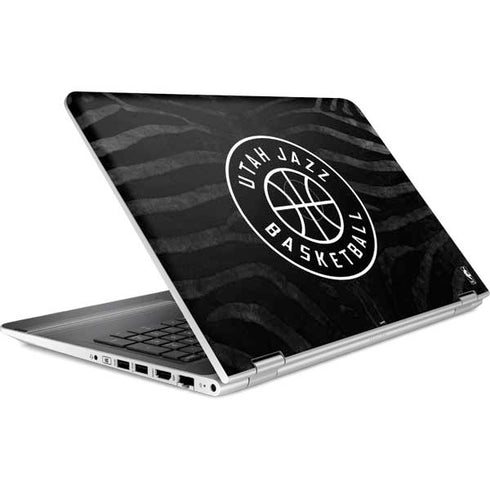 NBA Utah Jazz Black Animal Print HP Pavilion Skin