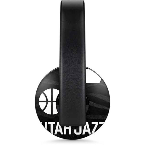 NBA Utah Jazz Black Animal Print PlayStation 4 Gold Wireless Headset Skin