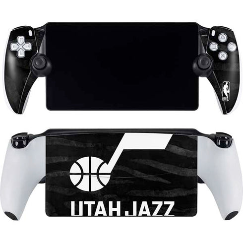 NBA Utah Jazz Black Animal Print PlayStation Portal Remote Player Skin