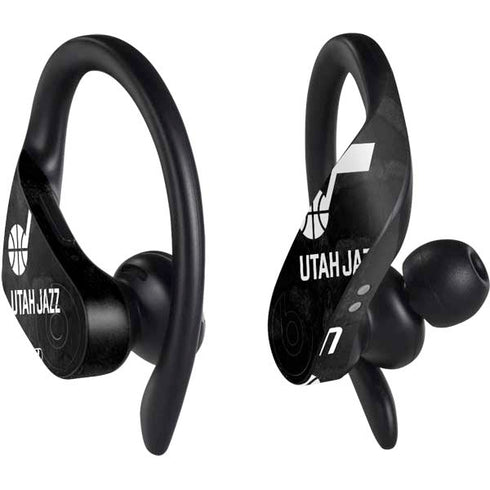 NBA Utah Jazz Black Animal Print PowerBeats Pro Skin
