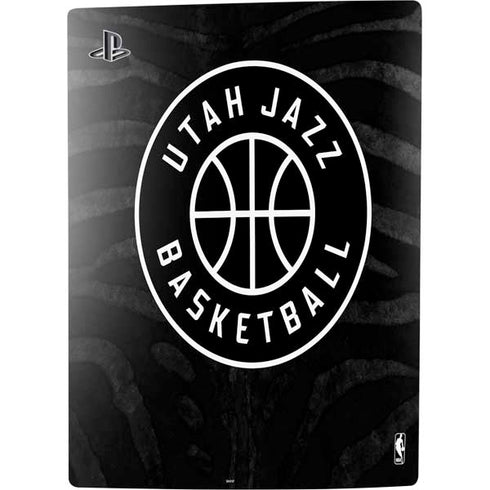 NBA Utah Jazz Black Animal Print PS5 Digital Edition Console Skin
