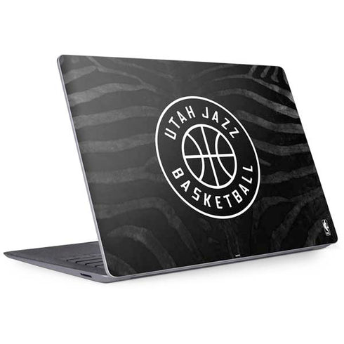 NBA Utah Jazz Black Animal Print Surface Laptop 3 13.5in Skin