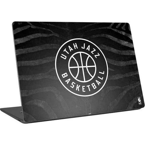 NBA Utah Jazz Black Animal Print Surface Laptop 4 15in Skin