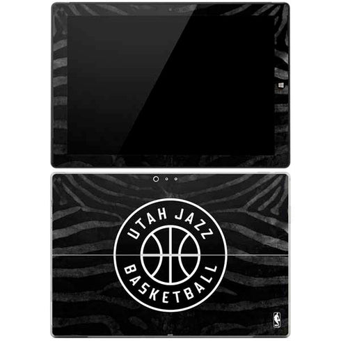 NBA Utah Jazz Black Animal Print Surface Pro 3 Skin