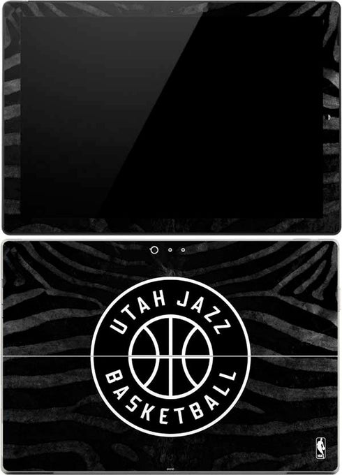 NBA Utah Jazz Black Animal Print Surface Pro 4 Skin