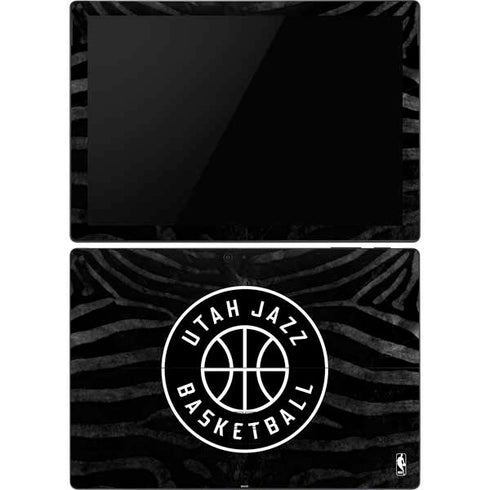 NBA Utah Jazz Black Animal Print Surface Pro 6 Skin