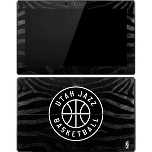 NBA Utah Jazz Black Animal Print Surface Pro Tablet Skin