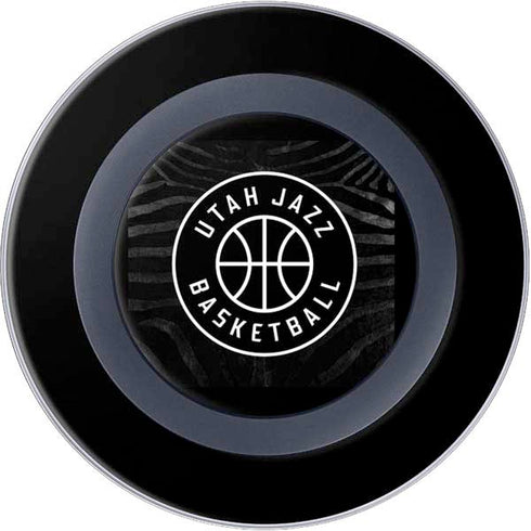 NBA Utah Jazz Black Animal Print Wireless Charger Skin