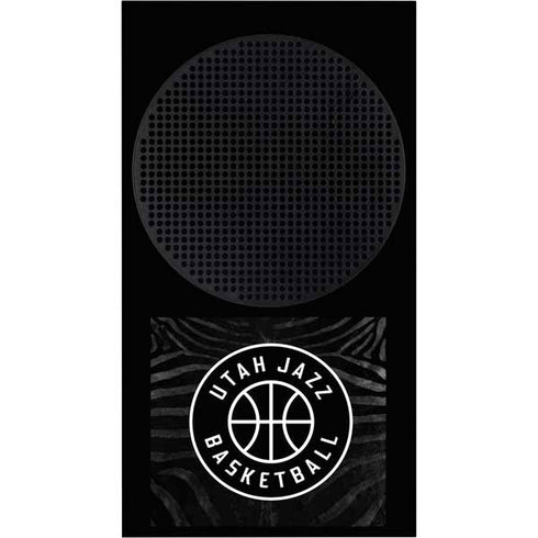NBA Utah Jazz Black Animal Print Xbox Series S Console Skin