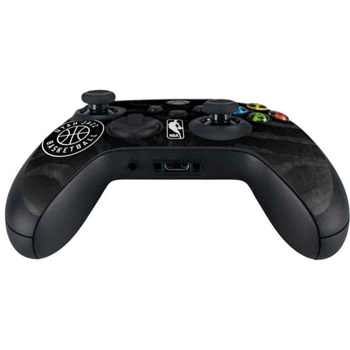 NBA Utah Jazz Black Animal Print Xbox Series X Controller Skin