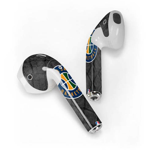 NBA Utah Jazz Black Rust Apple AirPods Skin