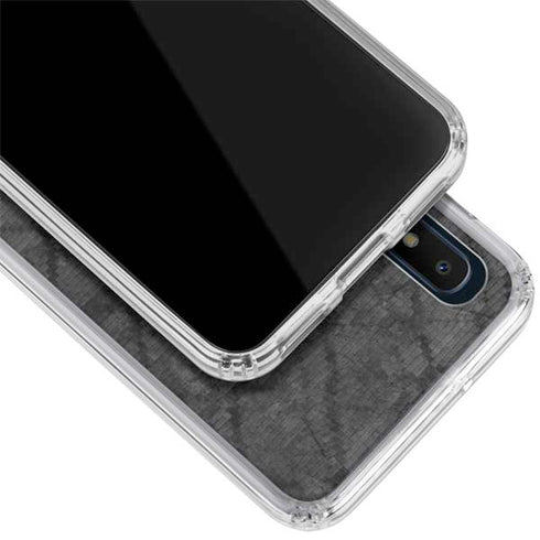 NBA Utah Jazz Black Rust Galaxy A10e Clear Case