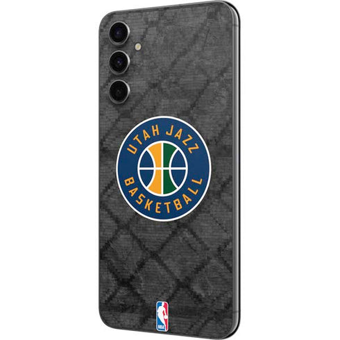 NBA Utah Jazz Black Rust Galaxy A14 5G Skin