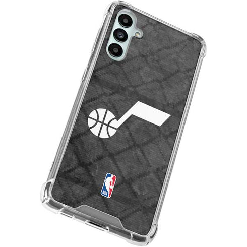 NBA Utah Jazz Black Rust Galaxy A15 5G Clear Case