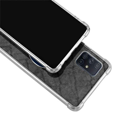 NBA Utah Jazz Black Rust Galaxy A71 5G Clear Case