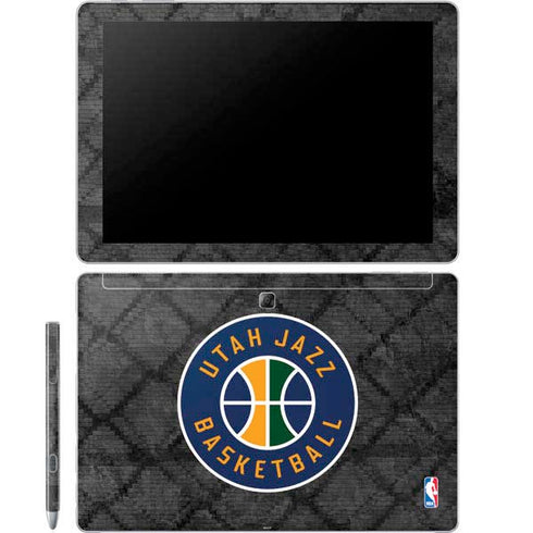 NBA Utah Jazz Black Rust Galaxy Book 12in Skin
