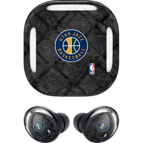 NBA Utah Jazz Black Rust Galaxy Buds Pro Skin