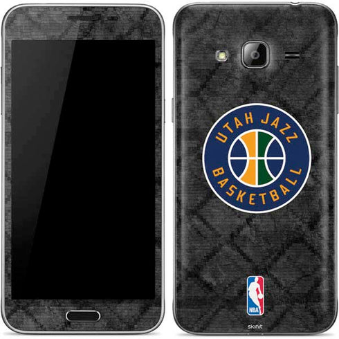NBA Utah Jazz Black Rust Galaxy J3 Skin