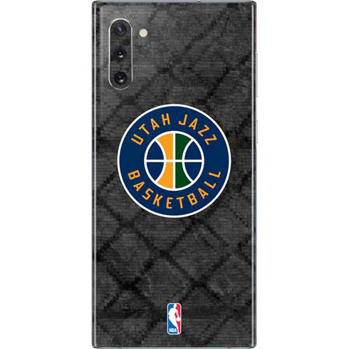 NBA Utah Jazz Black Rust Galaxy Note 10 Skin