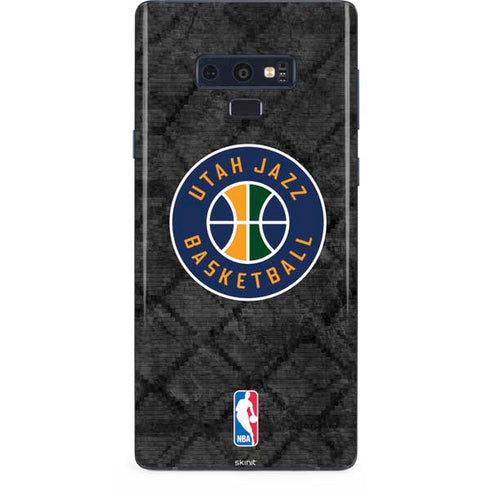 NBA Utah Jazz Black Rust Galaxy Note 9 Skin